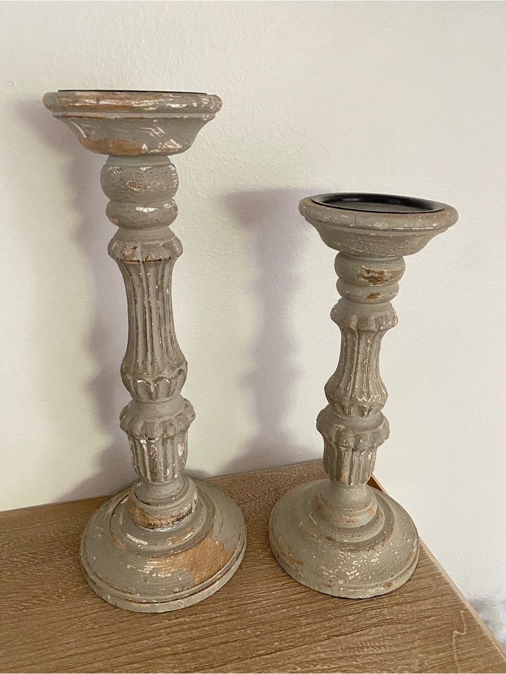 World Market candle pillar holders